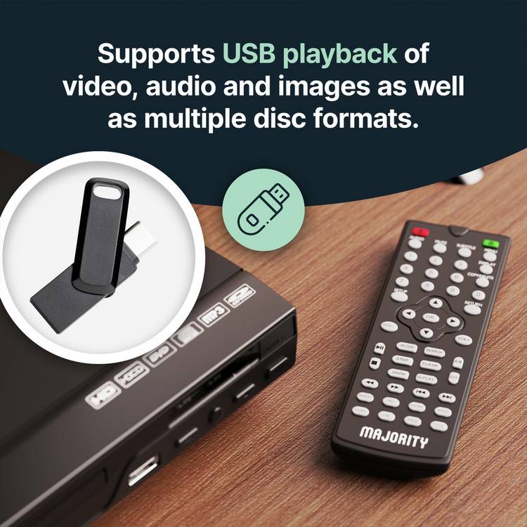Majority Multi Regional HDMI DVD player, UK version