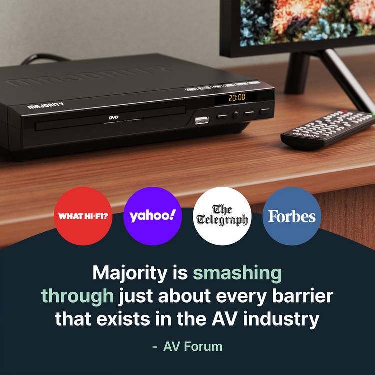 Majority Multi Regional HDMI DVD player, UK version