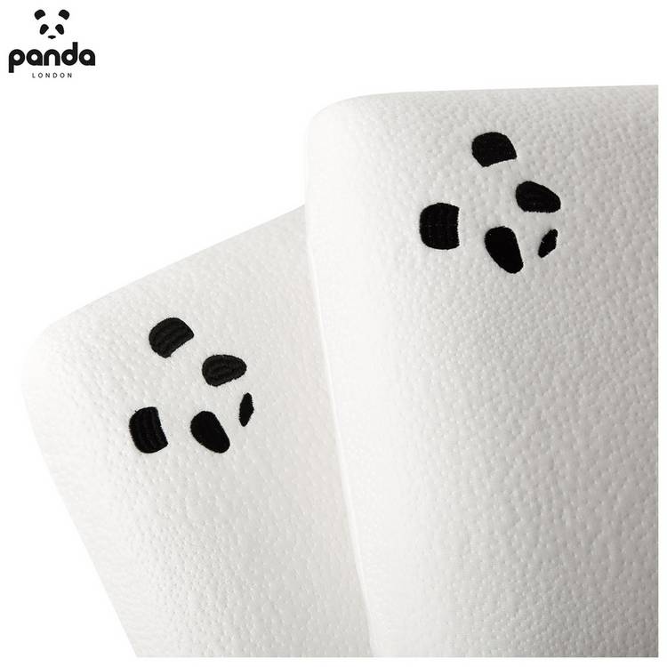 Panda orthopaedic medium firm bamboo pillow 60x40cm, imported from the UK