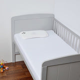 Panda Kids bamboo plain white fitted sheet cot (British brand)