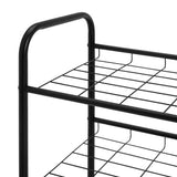 Argos Home 4 shelf black shoe storage rack (British brand)