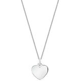 Argos Revere Sterling Silver Personalised Heart Pendant with 46cm Chain- Buy online at McGrocer