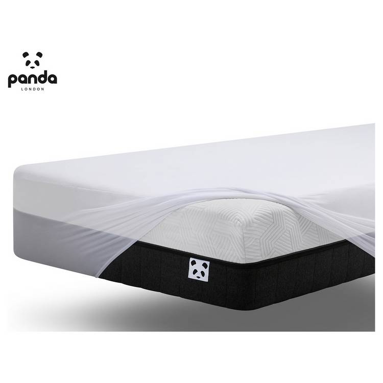 Panda bamboo waterproof mattress protector Small Double (British brand)