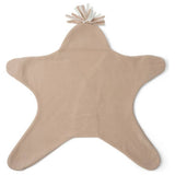 Clair De Lune fleece wrap blanket Neutral - British product