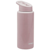 Smash pink stainless steel sipper water bottle 1 litre, UK version