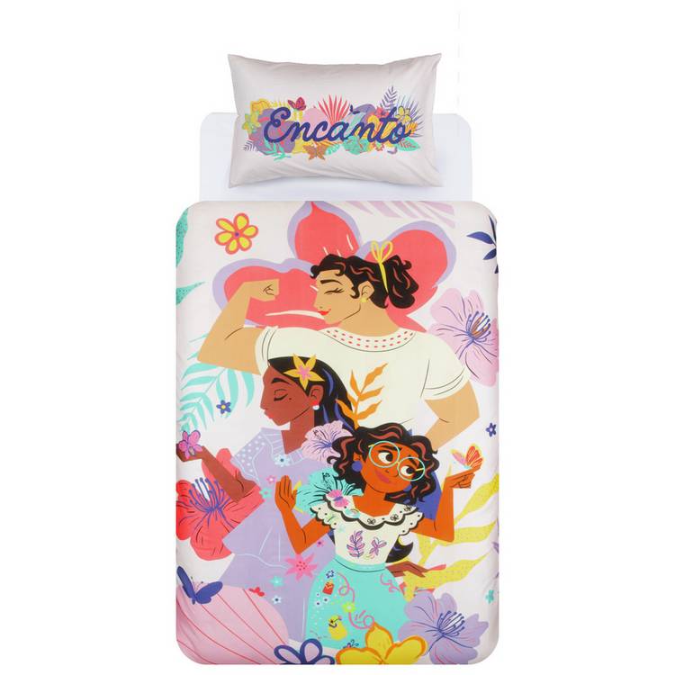 Disney Encanto cotton kids bedding set single, imported from the UK