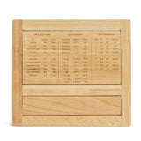 Sebastian Conran beech wood cookbook stand compact size - British product
