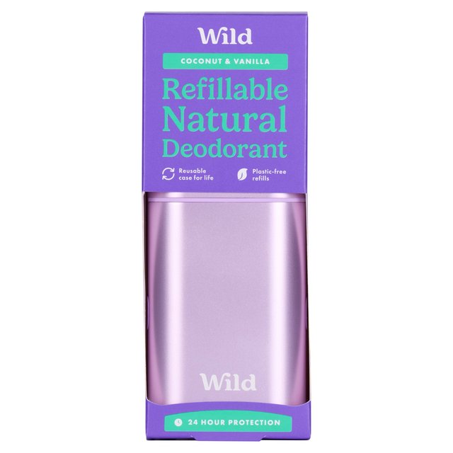 Wild Purple Case and Coconut & Vanilla Deo Starter Pack   40g GOODS M&S