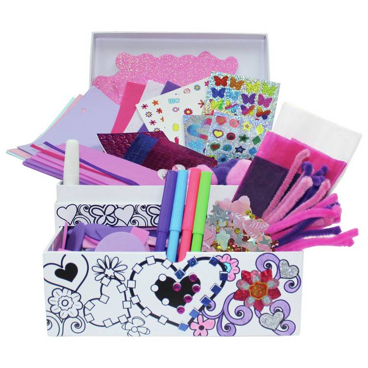 Chad Valley Be U 1000 Piece Sparkle Box kids craft set, UK version