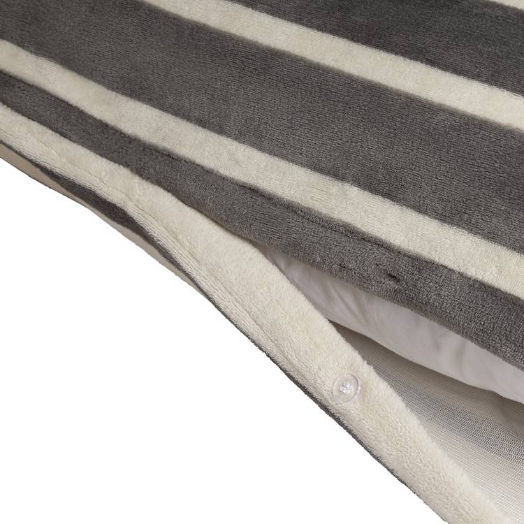 Argos Home fleece bedding set stripe printed single, UK version