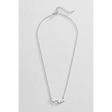 Moon & Back sterling silver elephant pendant necklace set, UK version
