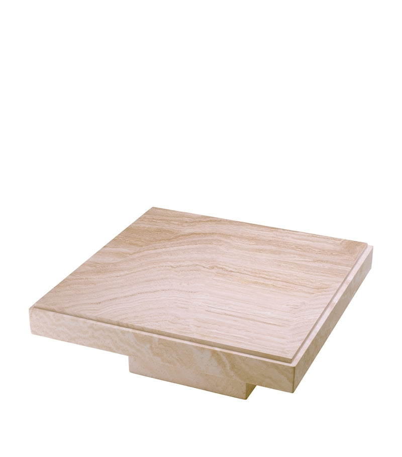 Eichholtz Sartoria travertine coffee table, UK version