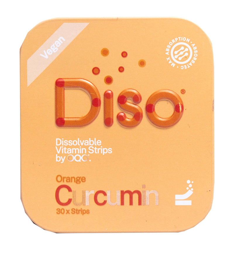 OQO DISO Curcumin Vitamin Strips 30 Strips, imported from the UK
