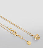 MARLI New York mini yellow gold diamond pendant necklace, imported from the UK