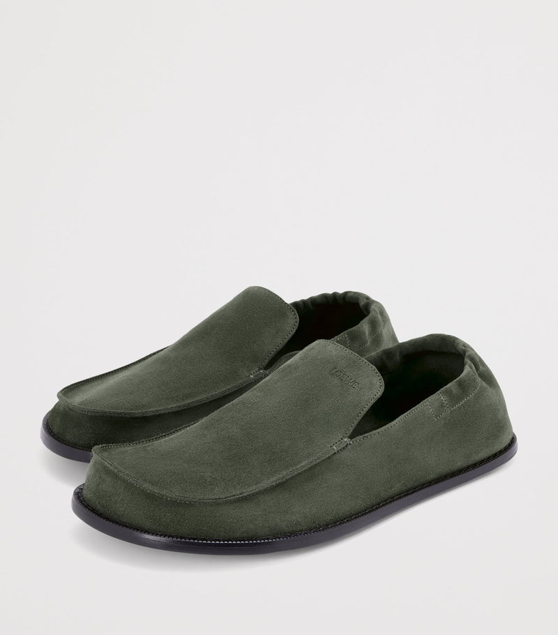 LOEWE Suede Flex loafers, UK version