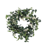 Superdrug Livingandhome Artificial Eucalyptus Topiary Wreath Green 55cm- Buy online at McGrocer