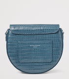 Aspinal of London Portobello croc-embossed leather cross-body bag, imported from the UK