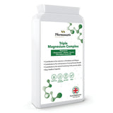 Superdrug Pharmanostix Triple Magnesium Complex Magnesium Supplement 120 Vegan Capsules- Buy online at McGrocer