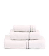 Harrods Frette Cotton Layering Embroidery Hand Towel - 60cm x 110cm- Buy online at McGrocer