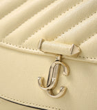 Jimmy Choo Curve chain wallet with monogram, imported from the UK