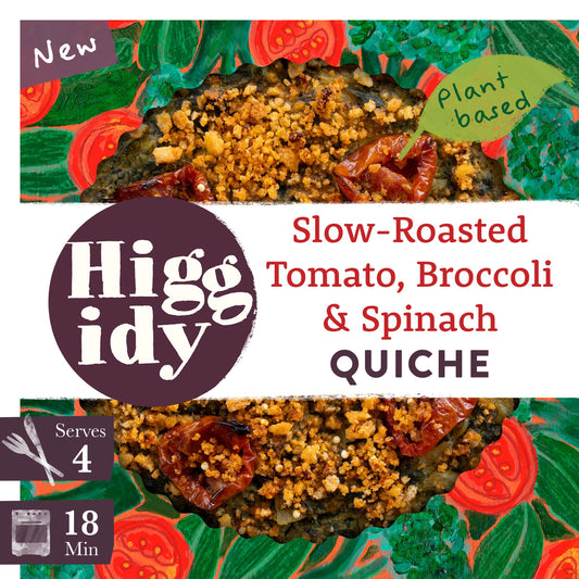 Higgidy Slow Roasted Tomato Broccoli & Spinach Quiche 380g GOODS Sainsburys   