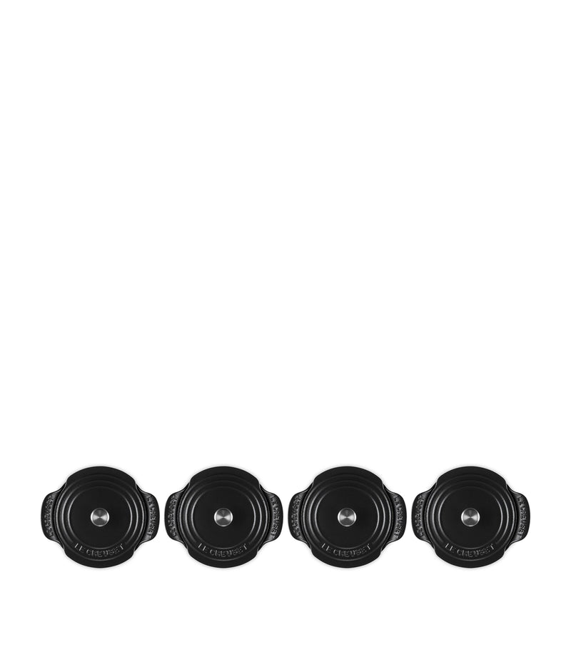 Le Creuset Gourmand mini braisers set of 4 13cm, UK version