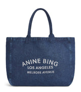 Harrods ANINE BING Denim Leo Tote Bag- Buy online at McGrocer