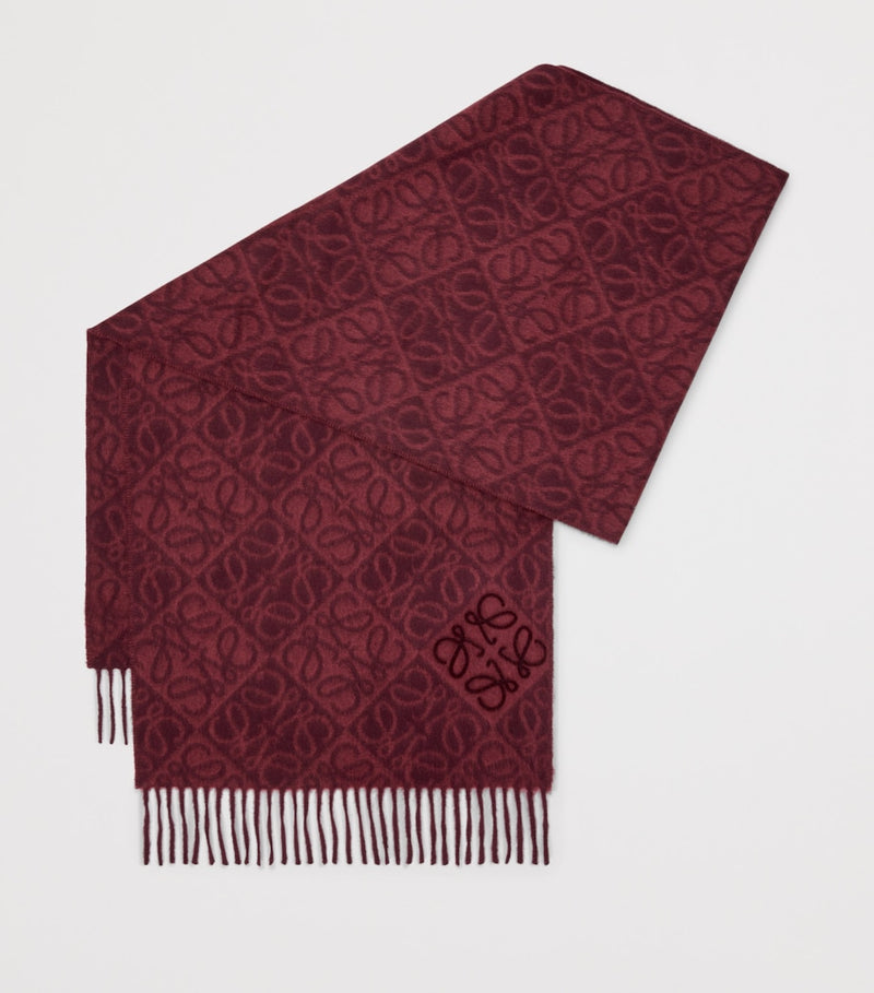 LOEWE Anagram scarf 38cm x 180cm, imported from the UK