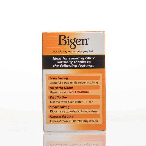 Bigen permanent powder hair colour light chestnut - British product