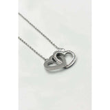 Superdrug SVNX Double Heart Link Necklace 40+5cm- Buy online at McGrocer