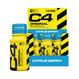 Holland & Barrett C4 Pre-Workout Shots Citrus Berry Food Supplement 12 x 60ml- Buy online at McGrocer