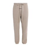 Cashmere and Cotton Blend Sweatpants with Turned-Up Cuffs and Pockets