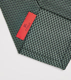 Isaia silk micro-houndstooth tie - British product