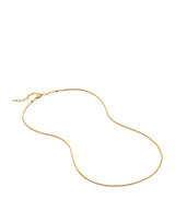Harrods Monica Vinader Gold Vermeil Thin Snake Chain Necklace- Buy online at McGrocer