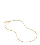 Monica Vinader gold vermeil thin snake chain, imported from the UK