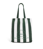 Harrods pocket shopper bag with logo and stripe (British brand)