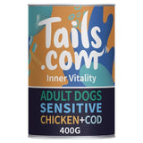 Tails.com Inner Vitality Sensitive Grain Free Dog Wet Food Chicken & Cod 400g GOODS M&S