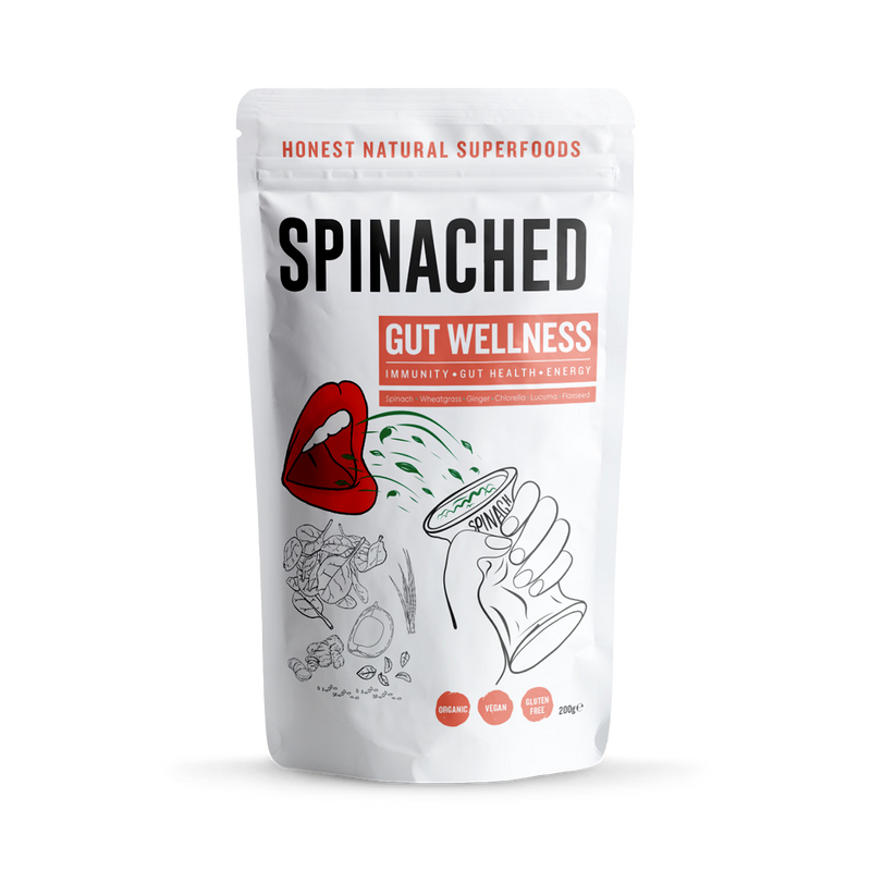 Spinached Gut Wellness superfood powder 200g, UK version