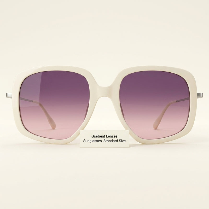 Alexander McQueen Sonnenbrille schwarz Farbverlauf AM0374S (Britische Marke)