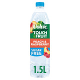 Volvic Touch of Fruit Sugar Free Peach & Raspberry Natural Flavoured Water 1.5L GOODS M&S