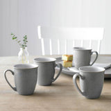 Argos Denby Elements Set of 4 Stoneware Mugs - Grey- Buy online at McGrocer