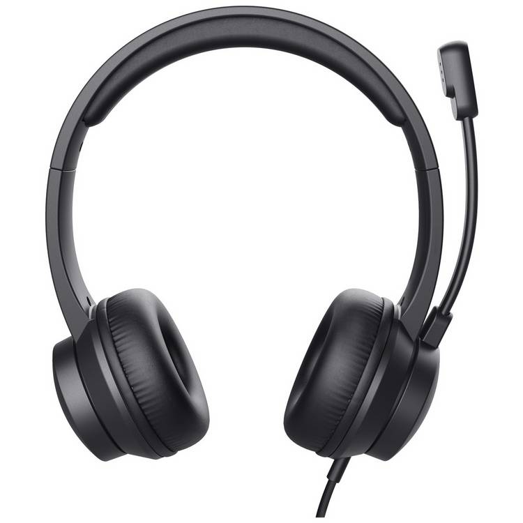 Trust Ayda black on-ear wired headset, UK version