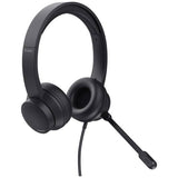 Trust Ayda black on-ear wired headset, UK version