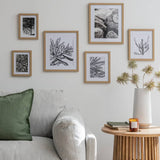 Argos Habitat Oak Effect Wooden Picture Frame Set (6 Pack) - Mixed Sizes- Buy online at McGrocer