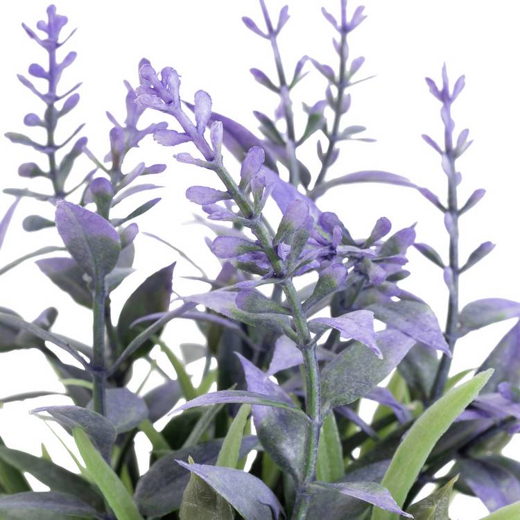 Habitat artificial lavender in wavy green pot 17.8cm - British product