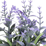 Habitat artificial lavender in wavy green pot 17.8cm - British product