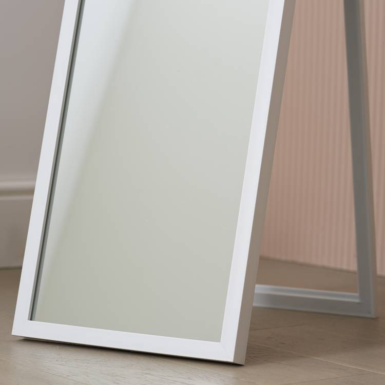 Home Essentials white cheval mirror 150x30cm - British product