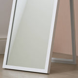 Home Essentials white cheval mirror 150x30cm - British product
