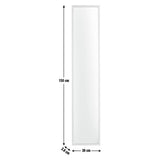 Home Essentials white cheval mirror 150x30cm - British product