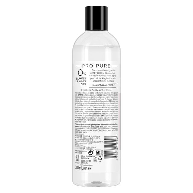 TRESemme Pro Pure Radiant Colour Shampoo   380ml GOODS M&S